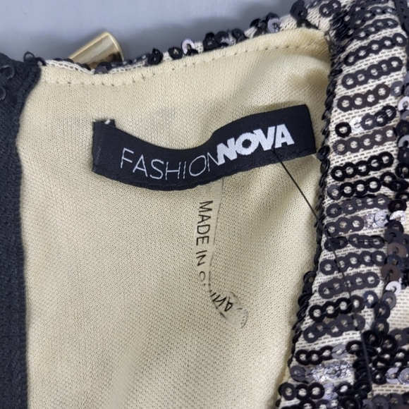 Fashion Nova Perfectly Split Sequin Mini Dress - Picture 10 of 10